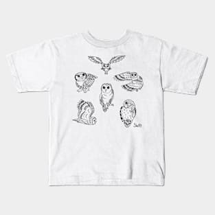 Owls All Over Kids T-Shirt